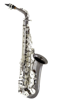 eastman professional saxophone black/silver lacquered